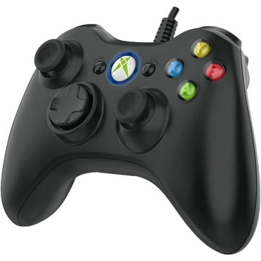 TekDeals New Black Wired USB Game Pad Controller For Microsoft Xbox 360 ...