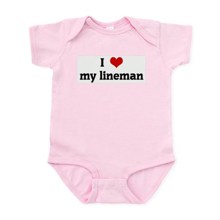 

CafePress - I Love My Lineman Infant Bodysuit - Baby Light Bodysuit