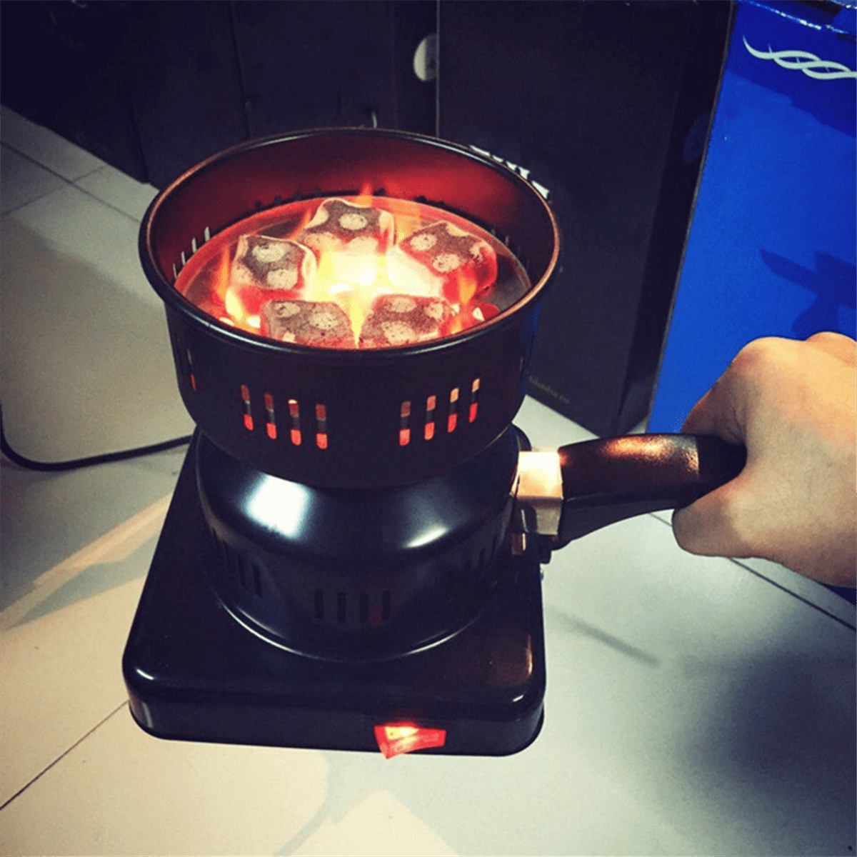 Multifunctional Charcoal Ignition Stove, Fast Heating Coal Stove, Electric Stove, Barbecue, Kitchen Appliance US Plug