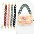 thumbnail image 5 of Acrylic Lady DIY Elegant Replacement Strap Clear Design Bags Accessories Shoulder Bag Belt Bag Strap Decorative Chain Chain Bag Strap DARK BLUE, 5 of 8