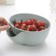 thumbnail image 3 of Colador - Colador de cocina, cesta de lavado, juego de cuencos autodrenantes profesionales, juego de colador de plástico extraíble grande para lavavajillas, frutas y verduras, 3 of 5