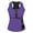 Purple, variant on Babibeauty Waist Trainer Vest for Women Gym Workout Sport with Adjustable Sauna Slimming Sweat Belt Body Shaper