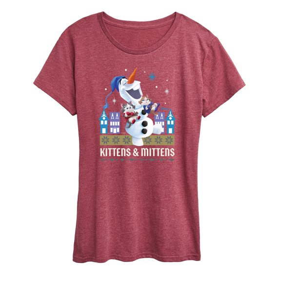 Frozen 2 - Kittens And Mittens - Women's Short Sleeve Graphic T-Shirt