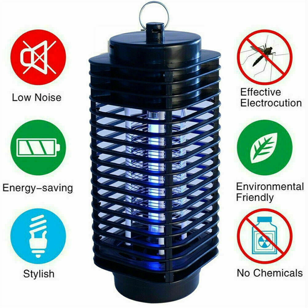 2PCS Electric Mosquito Fly Bug Insect Zapper Killer Trap Lamp Stinger Pest New 