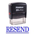 thumbnail image 2 of Printtoo Renvoie Tampon en Caoutchouc Auto-Imprimant Fournitures de Bureau-Bleu, 2 of 2