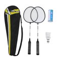 thumbnail image 2 of JUEGO DE 2 RAQUTAS DE BÁDMINTON para adolescentes y adolescentes, Raquetas antideslizantes de Aleación de Hierro Con Volantes de Nailon, Bolsa de Transporte para Juegos al Aire, 2 of 7