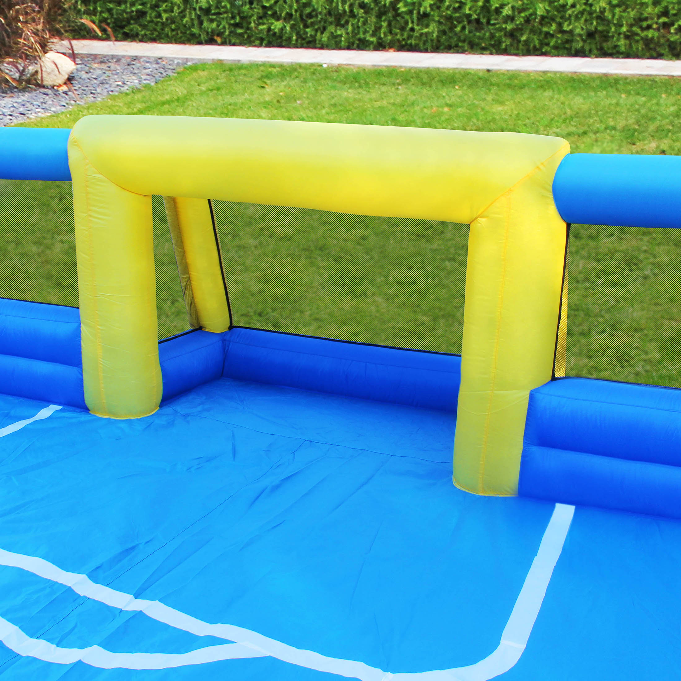 Sportspower Inflatable Soccer Field with 2 Soccer Goals and with Lifetime Warranty on Heavy Duty Blower - image 4 of 6