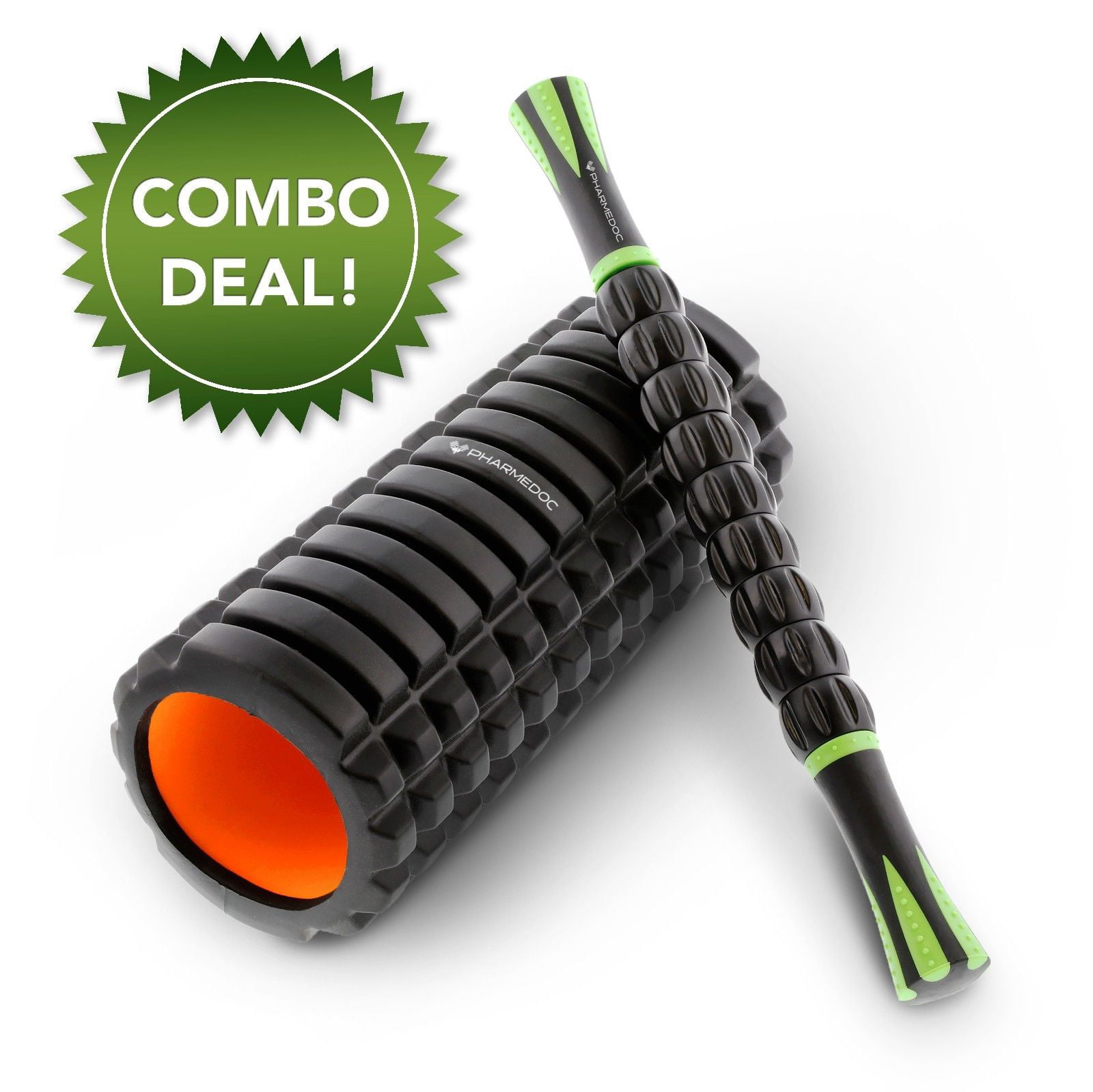 Foam Roller 3 in 1 Yoga  Fitness Exercise Physical Trigger Massage Stick Boundle 