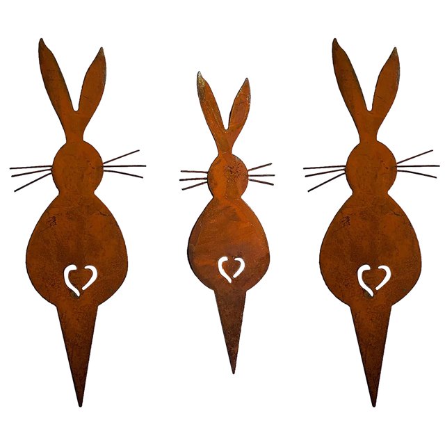 Heiheiup Plugin Lapin de Pâques Plugin de Décoration de Jardinage Printanier