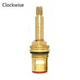 thumbnail image 2 of Shower Bath Tap valve Cartridge Quarter Turn flow Long Tall Stem insert 20 1/2", 2 of 11
