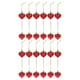 thumbnail image 2 of Bolas colgantes de amor, 24 piezas Adornos colgantes de amor navideño Bolas colgantes de amor navideño Diseño de clase mundial, 2 of 14