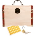 thumbnail image 2 of 1Pc Wooden Coin Case Change Case Wood Coin Box Piggy Bank for Kids Children, 2 of 9