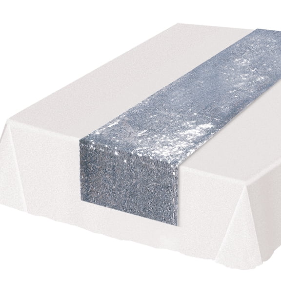 Sequined Table Runner, 11.25" x 6' 3", (1/Pkg)