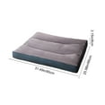 thumbnail image 3 of Dog Bed Washable Dog Bed Mat Reversible Dog Crate Pad Soft Fluffy Pet Kennel Beds Dog Sleeping Mattress for Large Dogs (M), 3 of 6