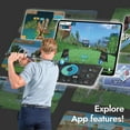 thumbnail image 3 of PHIGOLF Home Golf Game Simulator: Enjoy Interactive Golf with Motion Sensor & Swing Stick for Indoor & Outdoor Fun – 38,000+ Courses Worldwide, Compatible with Android, iOS, App & E6 Connect, 3 of 7