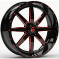 thumbnail image 2 of Fuel Maverick Red 22" Wheels 40x9.5 BKT 171 Tires Can-Am Commander Maverick Renegade Outlander Defender, 2 of 4