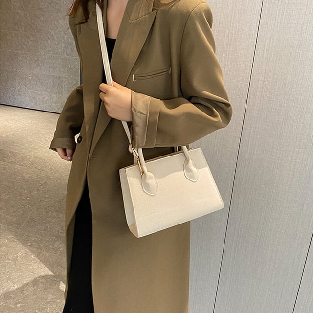 Bolso de hombro casual para mujer Bolsa cruzada para el trabajo - tira ajustable, cuero PU, que se adapta al teléfono y a la cartera, bolso versátil para uso diario