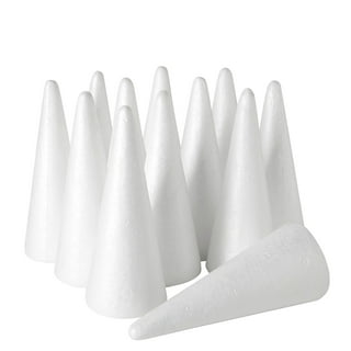 Generic White Cone Shape Foam DIY Craft Project Table Centerpiece 73mm  10Pcs @ Best Price Online