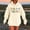 Beige, variant on Women's Hoodies Sweatshirts Autumn Winter Unisex Teacher Letter Print Hooded Sweatshirt for Daily Wear Pink M