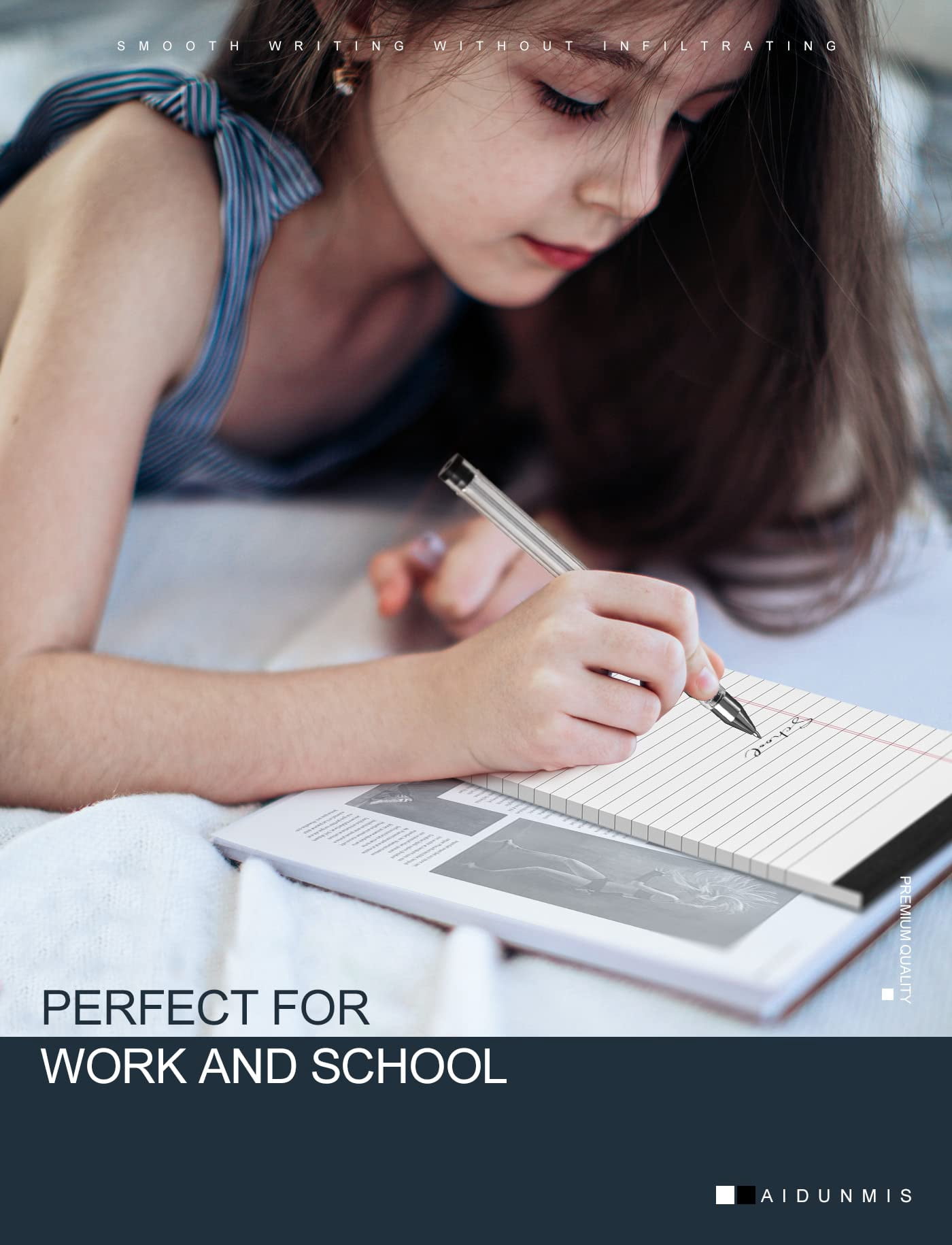 36 Pack Small Legal Pads 5x8 White Note College Ruled Paper Tablets For Office 80 Gsm Narrow Pad Notepad 30 Sheets Writing Lined Notepads
