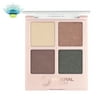 MINERAL FUSION Vegan Eye Shadow Palette, Glamping | 4 Blendable Shades in Matte, Satin, Shimmer
