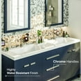 thumbnail image 4 of Eviva Lugano 72" Gray Modern Bathroom Vanity with White Integrated Acrylic Double Sink, 4 of 7