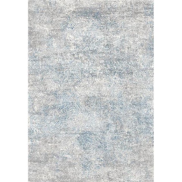 Dynamic Rugs TI463333195 3 ft. 11 in. x 5 ft. 7 in. Torino 3333 Rectangle Contemporary Area Rug - 195 Ivory, Grey & Blue