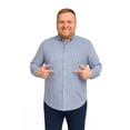 thumbnail image 1 of Big Kong camisa manga larga cuadros azul marino tallas grandes caballero, 1 of 5