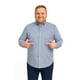 thumbnail image 1 of Big Kong camisa manga larga cuadros azul marino tallas grandes caballero, 1 of 5