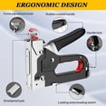 thumbnail image 2 of Behome Staple Gun Heavy Duty, 4-in-1 Stapler Gun with 4000 Staples and Staple Remover, Adjustable Power Stapler Nail Gun for Wood, Crafts, Carpentry, Decoration DIY, 2 of 9