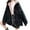 Black, variant on Lindreshi Shackets for Women with Pockets Winter Fashion Women Casual Cowboy Pockets Long Sleeve Thickened Tops Jacket Coat