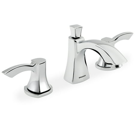 Speakman Tiber 8" Widespread Bathroom Faucet with Pop-Up Drain Assembly, Polished Chrome
