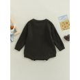 thumbnail image 5 of Musuos Baby Knit Romper, 3 6  9 12 24M Long Sleeve Crew Neck Solid Fall Winter Bodysuit for Girls Boys, 5 of 9