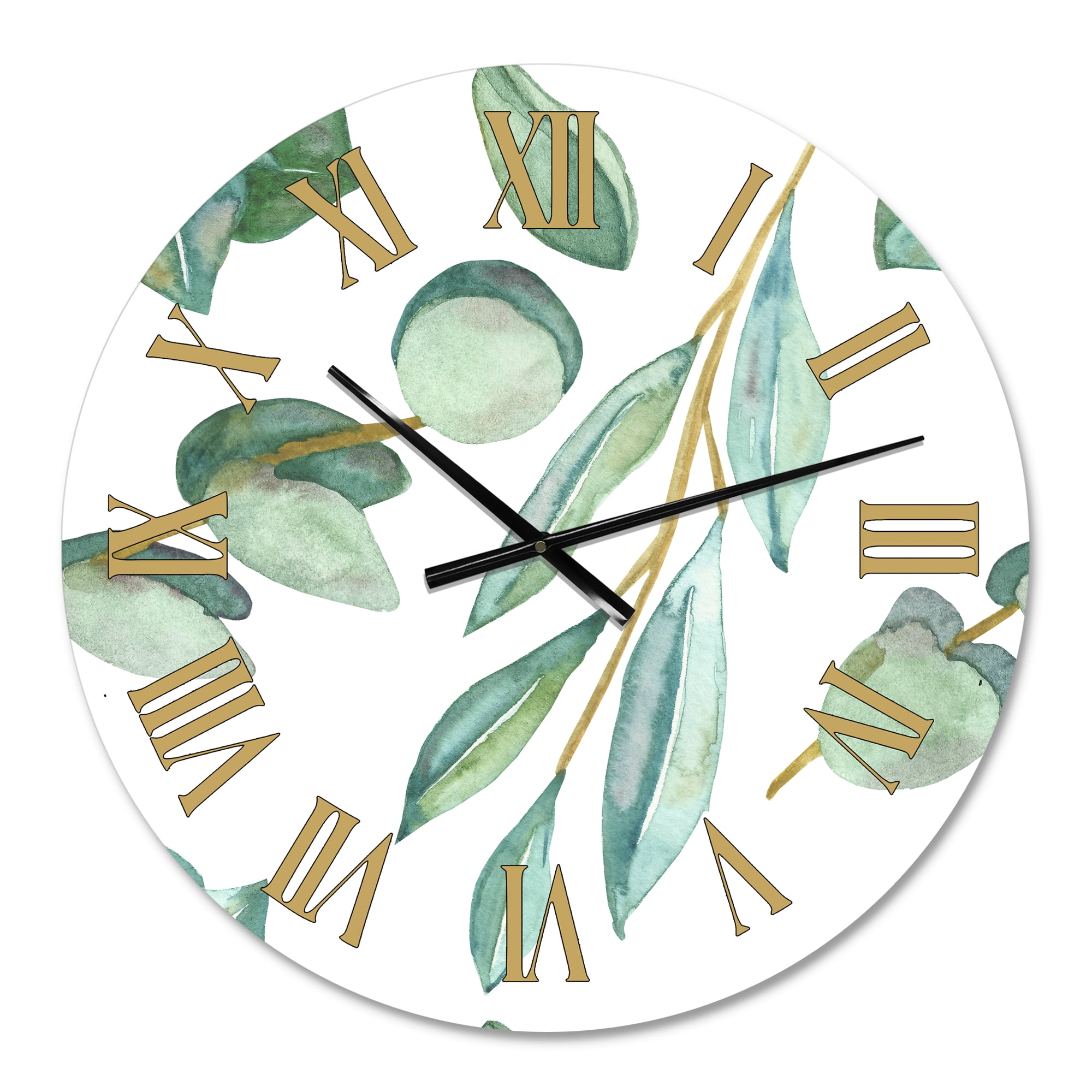 Designart 1 in Quartz Traditional Wall Clock