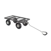 Gorilla Carts Steel Utility Cart Heavy-Duty Wagon - 4 Cu Ft, 800 lb, Black — Residential Use, Standard Application