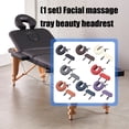 thumbnail image 2 of Zeiwohndc Beauty Bed Ergonomic Headrest Pillow Massage Face Rest Headrest, 2 of 10