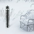 thumbnail image 4 of JeashCHAT Wrought Iron Snow Gauge - Christmas Holiday Snowflake Gauge, Handmade Metal Snow Gauge Size Stack, Christmas Rain Gauge Outdoor Decor Gift (Snowflake), 4 of 6