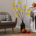 thumbnail image 4 of Artificial Fall Maple Leaf Table Scatter, Textured Fabric Autumn Leaves for Wedding Tables, Banquets, Harvest Parties, Thanksgiving Centerpieces and Event Decor, 4 of 4