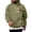Army Green-#008, variant on Dweltoz Mens Christmas Oversized Hoodies Santa with Geese Tree Print Fleece Lined Sweatshirts Fall Winter Hooded Pullover,Hot Pink S