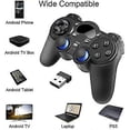 thumbnail image 2 of [Black] Wireless USB Game Controller Gamepad for PC/Laptop Computer (Windows XP/7/8/10) & PS3 & Android & Steam, 2 of 5