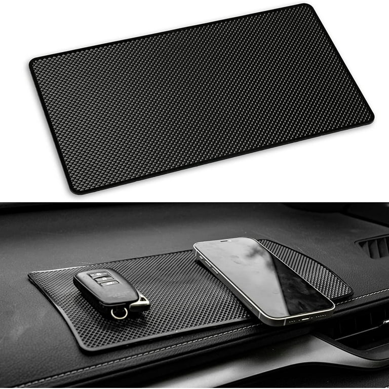 Rectangular Car Sticky Pad Dashboard Mobile Phone Tablet Anti-slip Mat Heat  Resistant Ornaments Place PVC Pad Medium