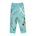 thumbnail image 4 of Fotbe Travelling on Airplane Women's Pajama Pants,Sleepwear Pants,Pj Bottoms Drawstring And Pockets-X-Large, 4 of 9