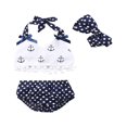 thumbnail image 5 of Baby Girls Anchor Tops+Polka Dot Briefs Outfits Set, 5 of 5