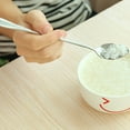 thumbnail image 4 of myvepuop Tableware Long Handle Tea Coffee Spoons Ice Cream Cutlery Stainless Steel Nt Silver 19.3, 4 of 7