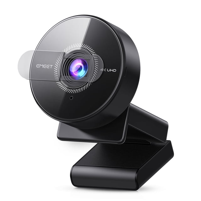 Webcam EMEET C950 4K Enfoque Automático Micrófono con Cancelación de Ruido Cámara Web para PC/Laptop