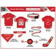 thumbnail image 4 of Pets First NHL Detroit Red Wings Hockey Puck Toy - Heavy-Duty Durable Rubber Dog Toy, 4 of 4