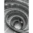 thumbnail image 2 of Frank, Assaf 19x24 Black Ornate Wood Framed with Double Matting Museum Art Print Titled - Spiral staircase at the Vatican museum-Rome-Italy, 2 of 4