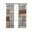 Brown, Gray, variant on Brown Pink Vintage Blackout Curtains, Light Blocking Print Window Curtains, Retro Farmhouse Elegant Pastoral Thermal Insulated Window Drapes for Living Room Kitchen Cafe 2 Panels, 55"W x 39"L