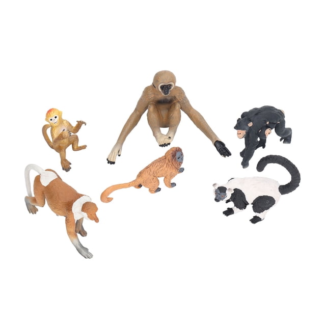 Modelos de monos BuyWeek Juego de 6 piezas Plástico