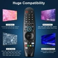 thumbnail image 2 of Voice Magic Remote for LG OLED QNED NanoCell Webos Smart TV Magic Remote Control Replacement AKB75855501 AN-MR20GA MR19BA MR21 MR22 MR23 MR24 GA GN GC MR18BA MR650A, with Pointer Function, 2 of 7